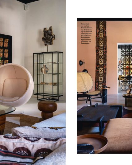 timothy van oorschot art work in the interior of het arsenaal designed by monique des bouvrie