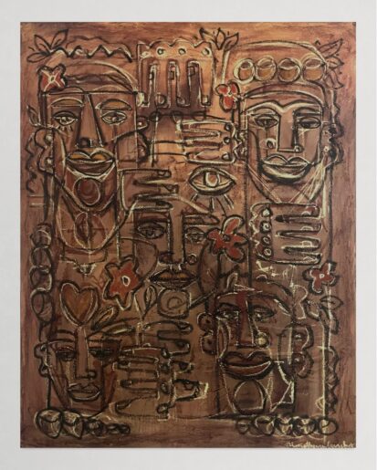 togetherwegrow_timothyvanoorschot_2025 large painting by timothy van oorschot