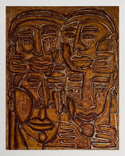 letssticktogether_timothyvanoorschot_2024 Large scale painting by timothy van oorschot