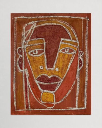 one face art on canvas by dutch artist timothy van oorschot from amsterdam